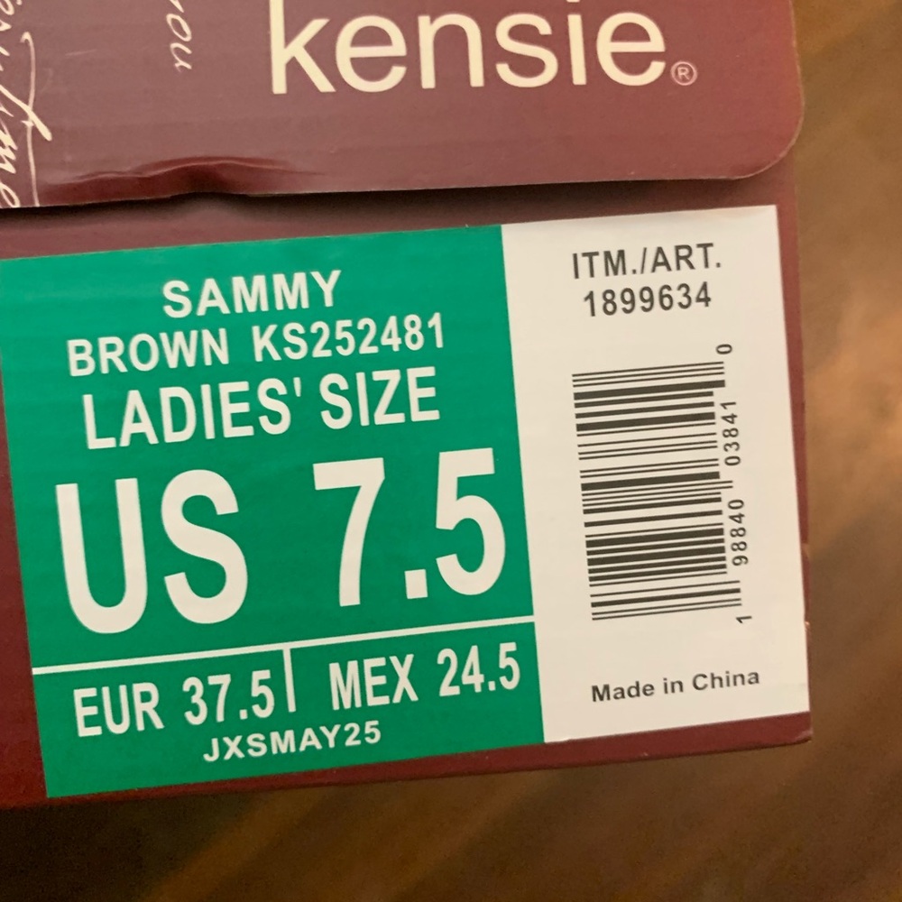 New Kensie Women's Sammy Brown Ankle Boots Bootie Size 9, 10, 7.5, 7, 6.5 - Picture 12 of 15